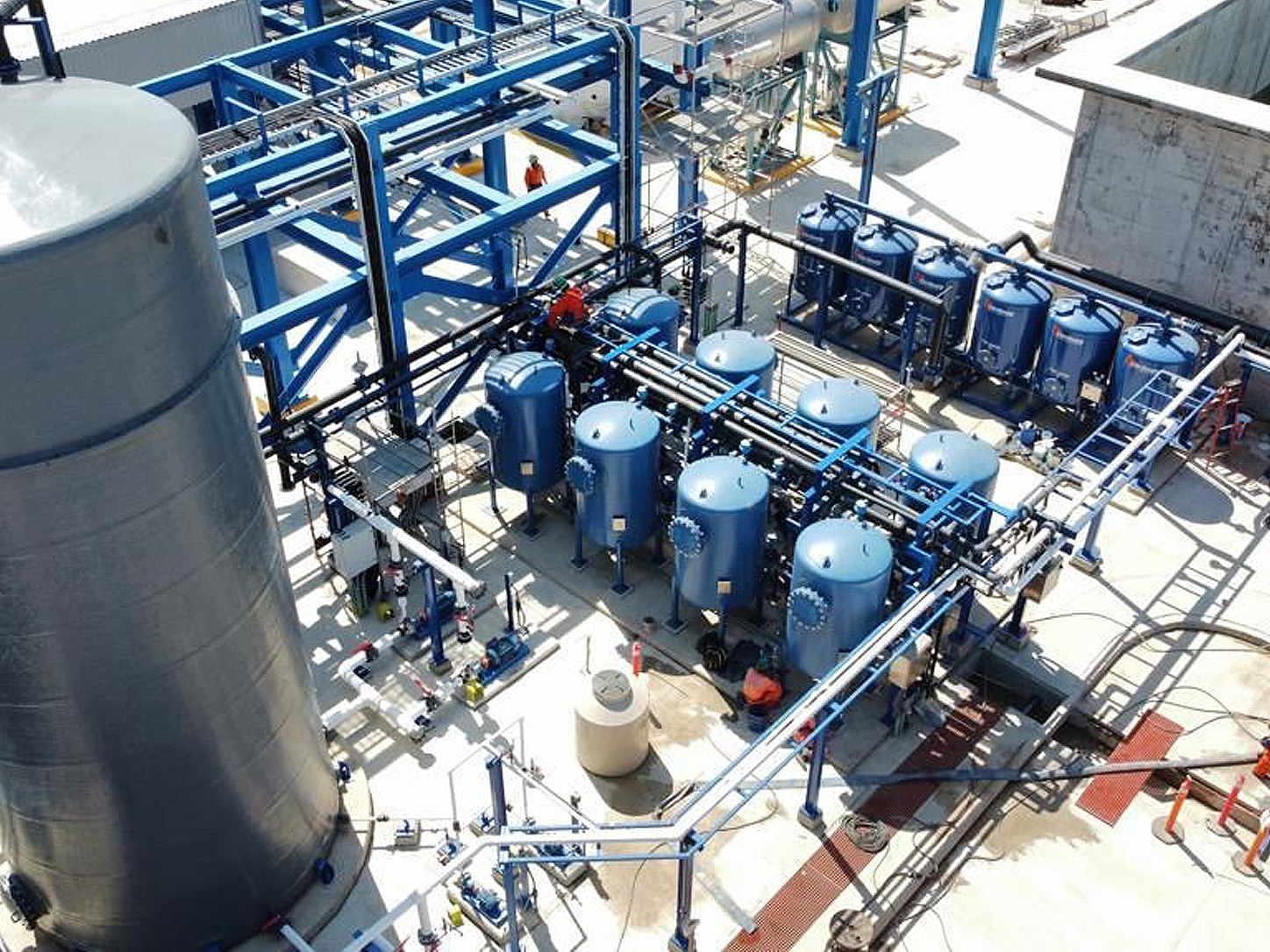 Aerial View Treatment Plant