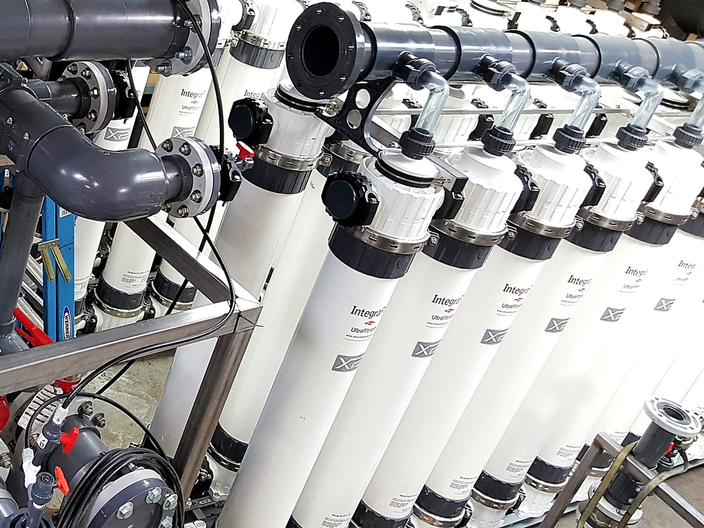 Industrial ultrafiltration membrane system