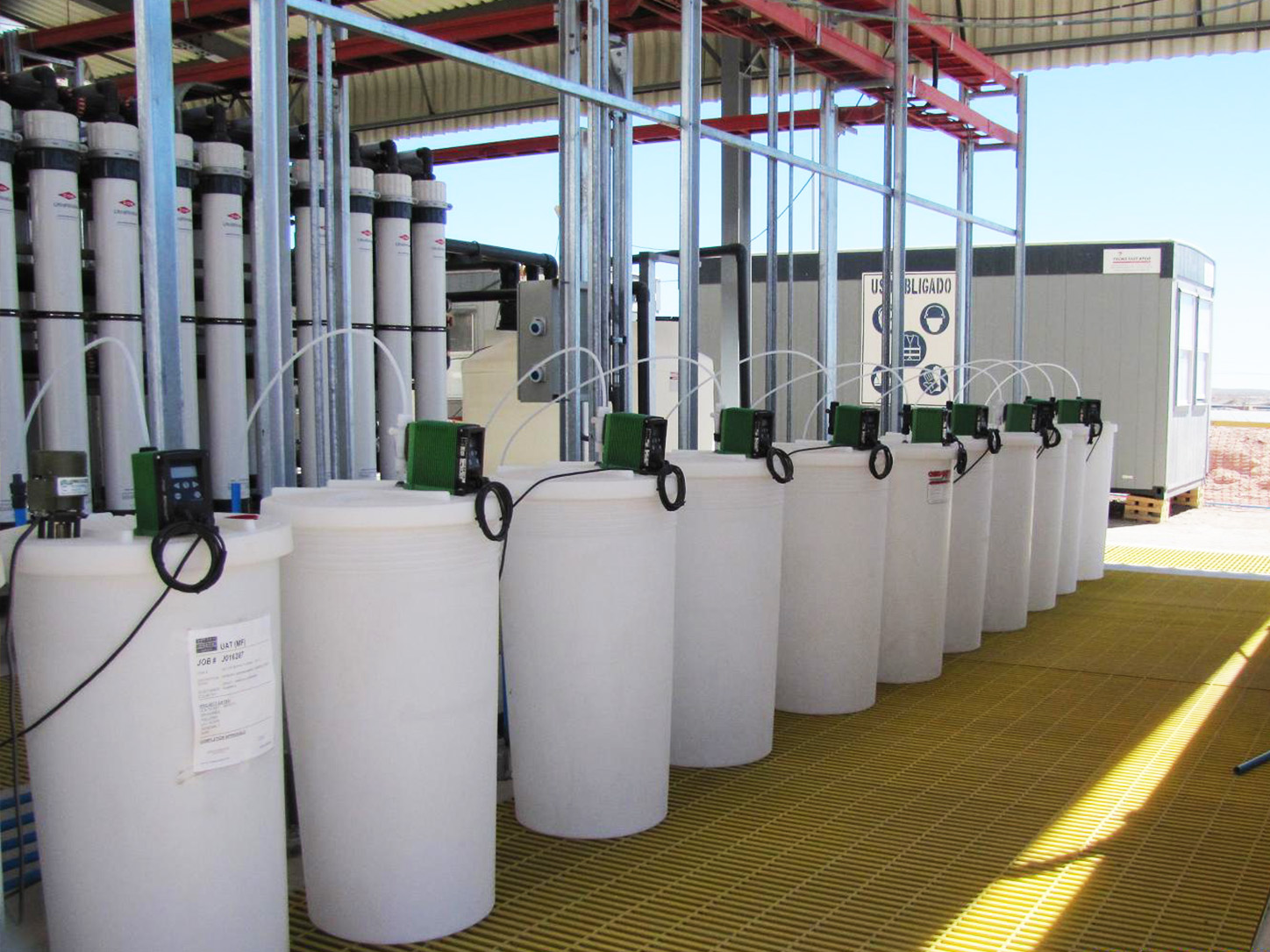 Chemical dosing system for water treatment