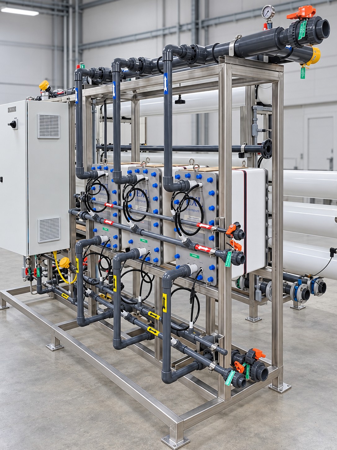 Industrial Electrodeionization EDI Skid System