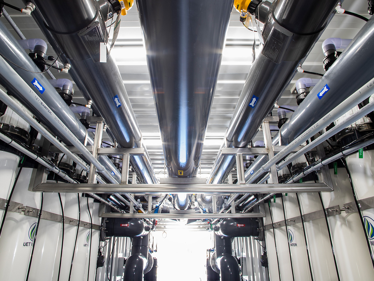 Industrial ultrafiltration membrane system