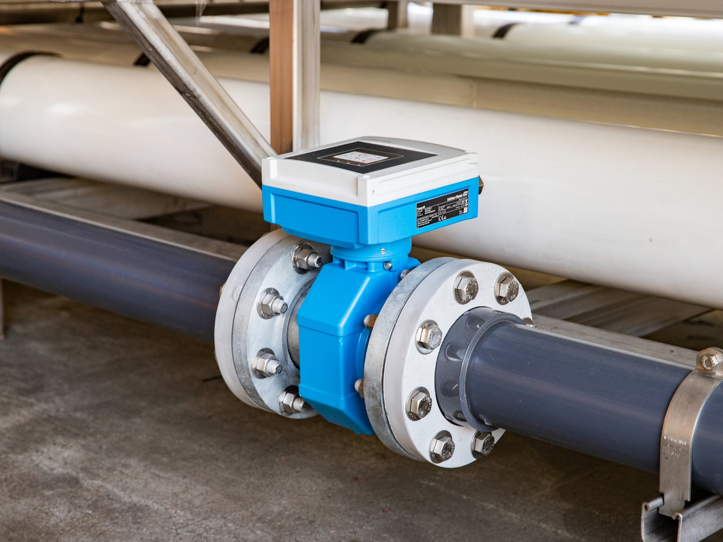 Industrial water treatment flow meter
