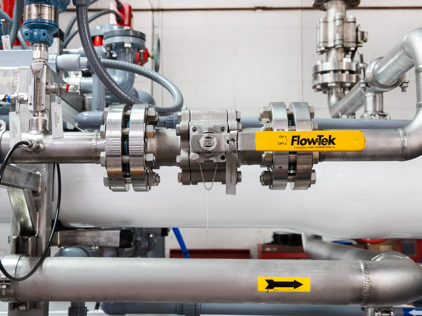 Industrial water treatment piping and instrumentation