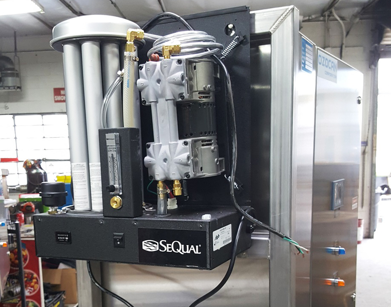 Ozone Sterilization Close Up