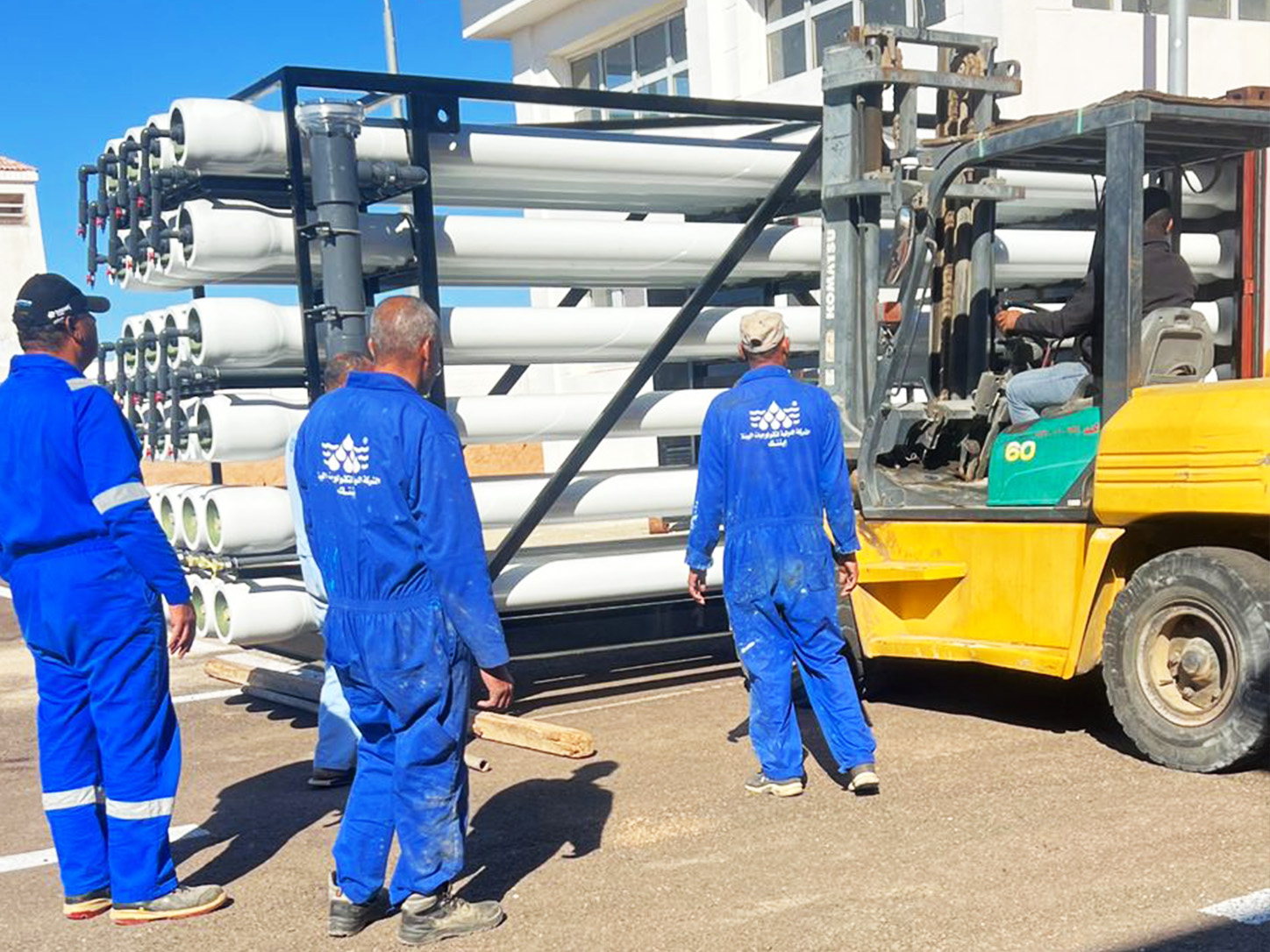RO system delivery and field installation
