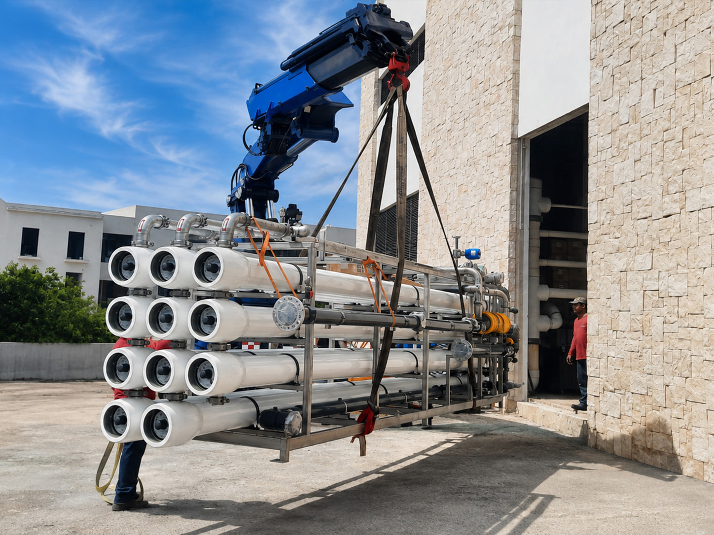 Reverse osmosis system installation