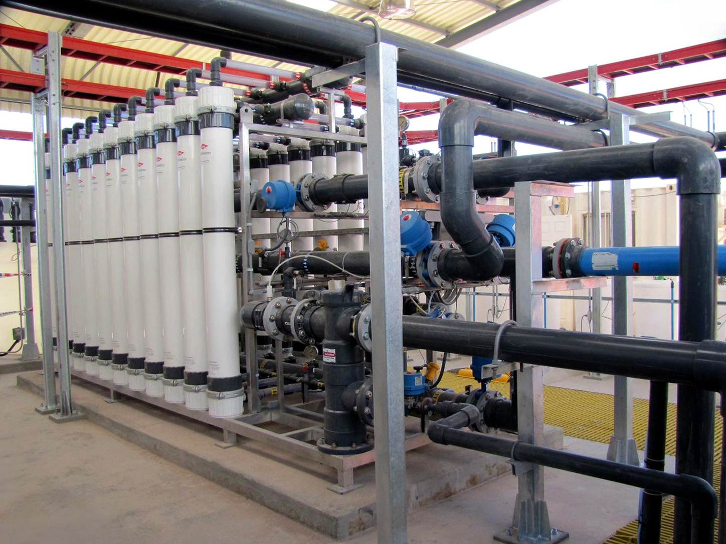 Skid mounted ultrafiltration system