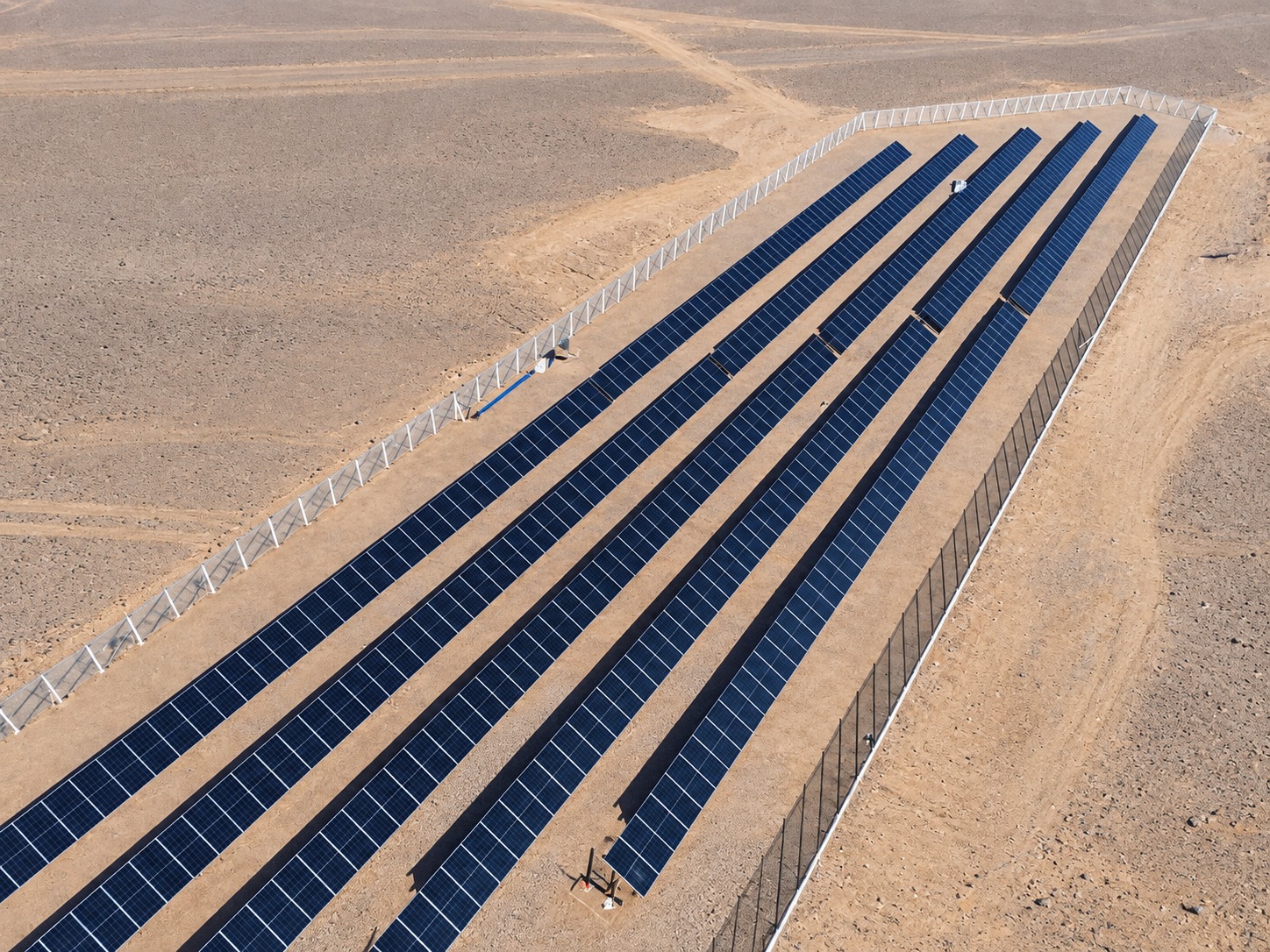 Solar powered water treatment facility