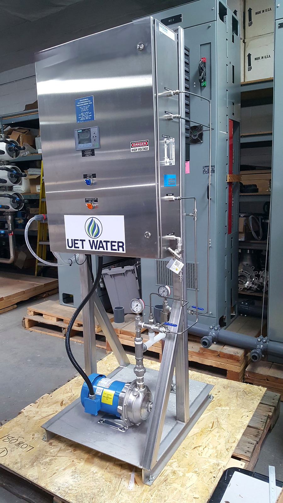 UET Water ozone treatment system equipment