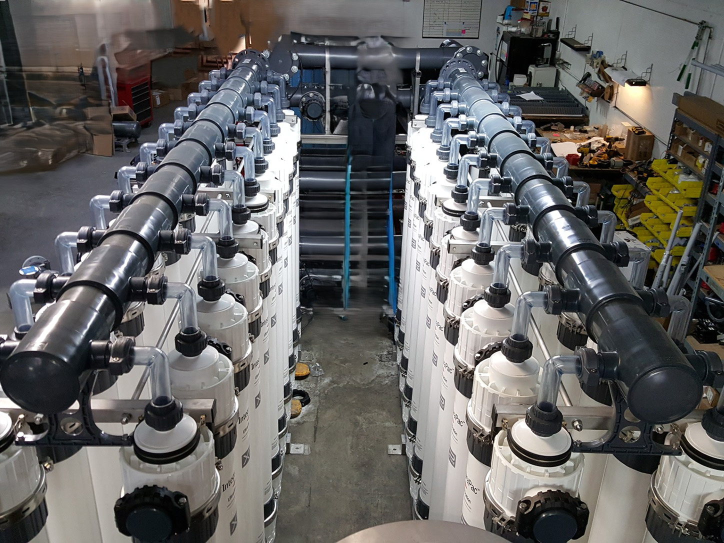 Ultrafiltration membrane system assembly