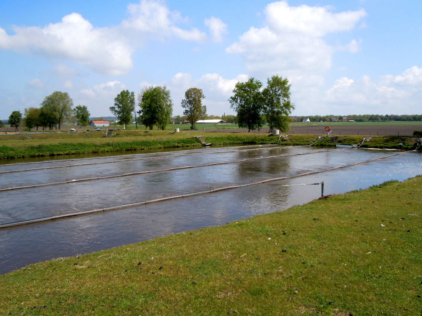 Wastewater treatment aeration lagoon